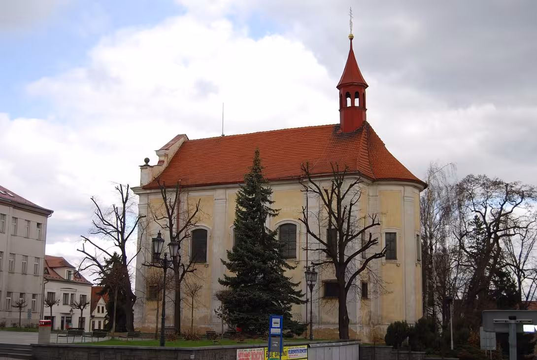 Dnešní pohled – kostel Nejsvětější Trojice v Hořovicích