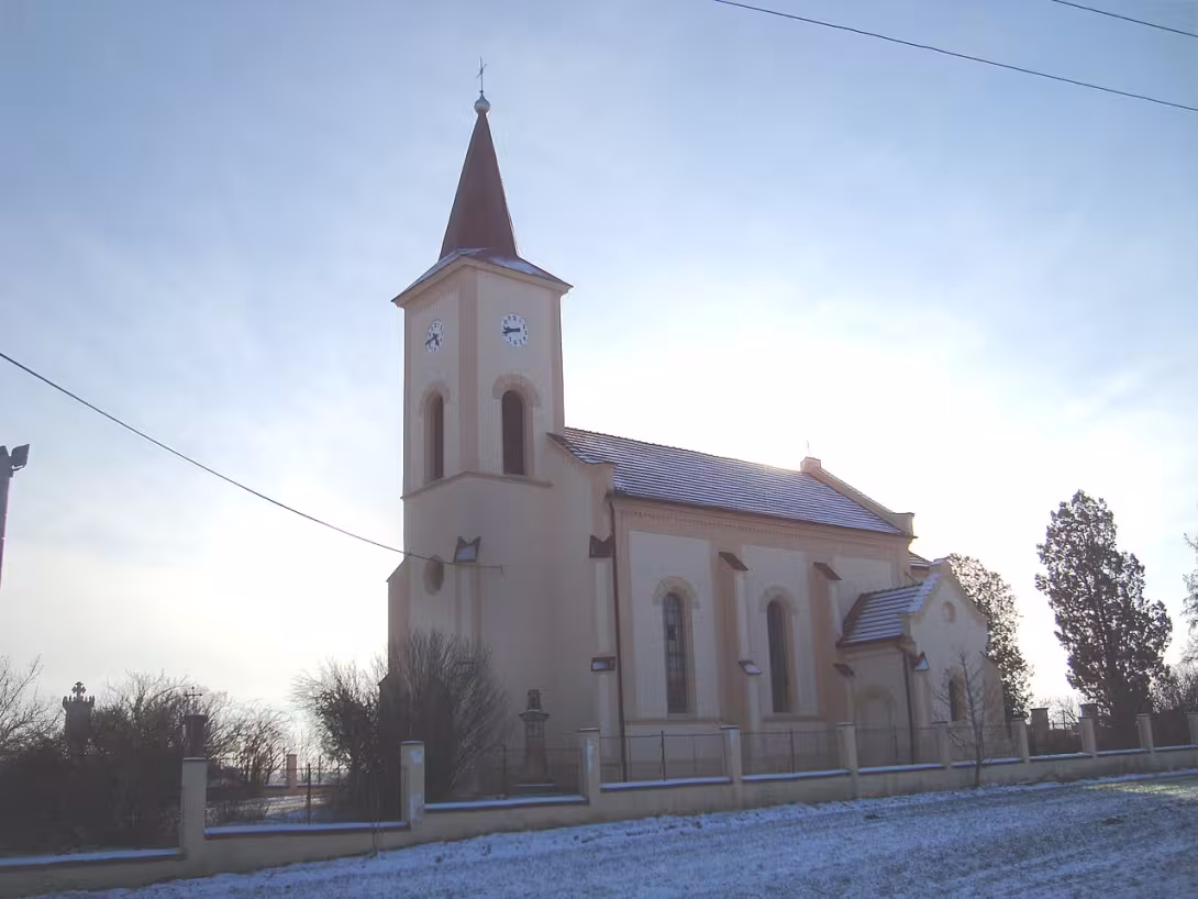 Today's view – kostel Panny Marie Pomocnice křesťanů (Odrovice)