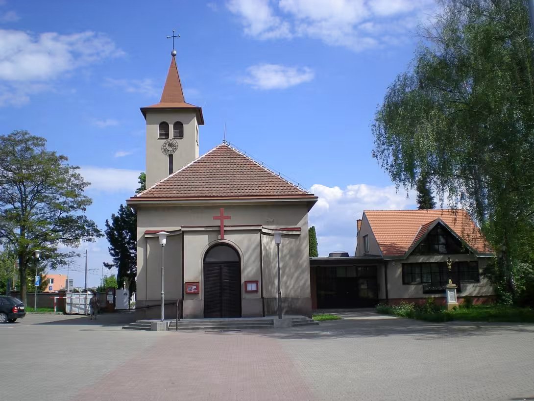 Today's view – kostel Povýšení svatého Kříže (Slatina)