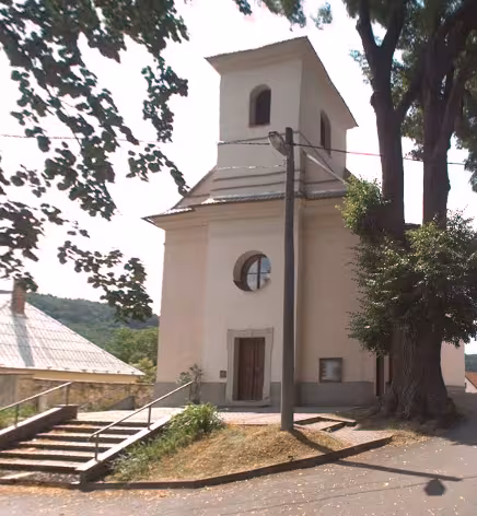 Dnešní pohled – kostel Povýšení svatého Kříže (Rozhraní)
