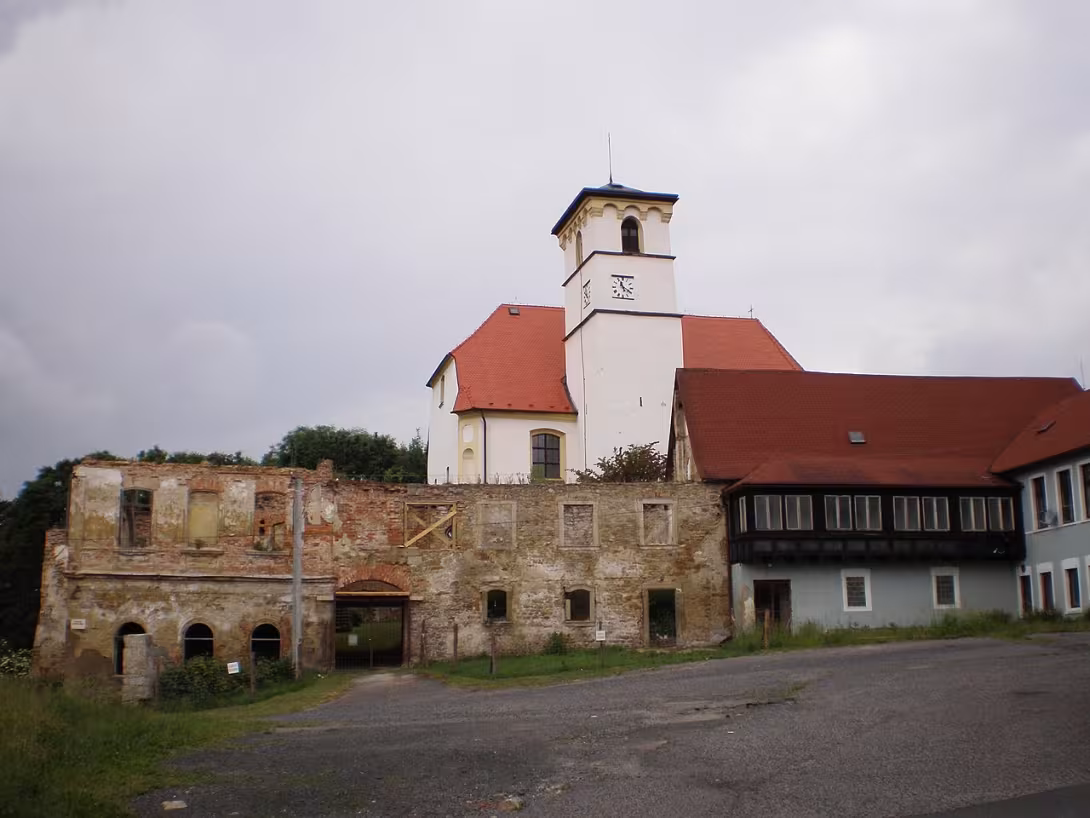 Today's view – kostel Povýšení svatého Kříže (Hazlov)