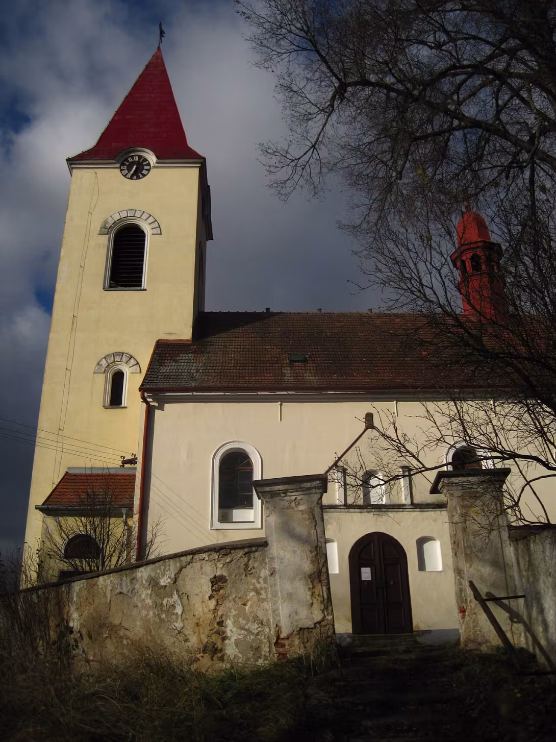 Today's view – kostel Všech svatých (Lutová)