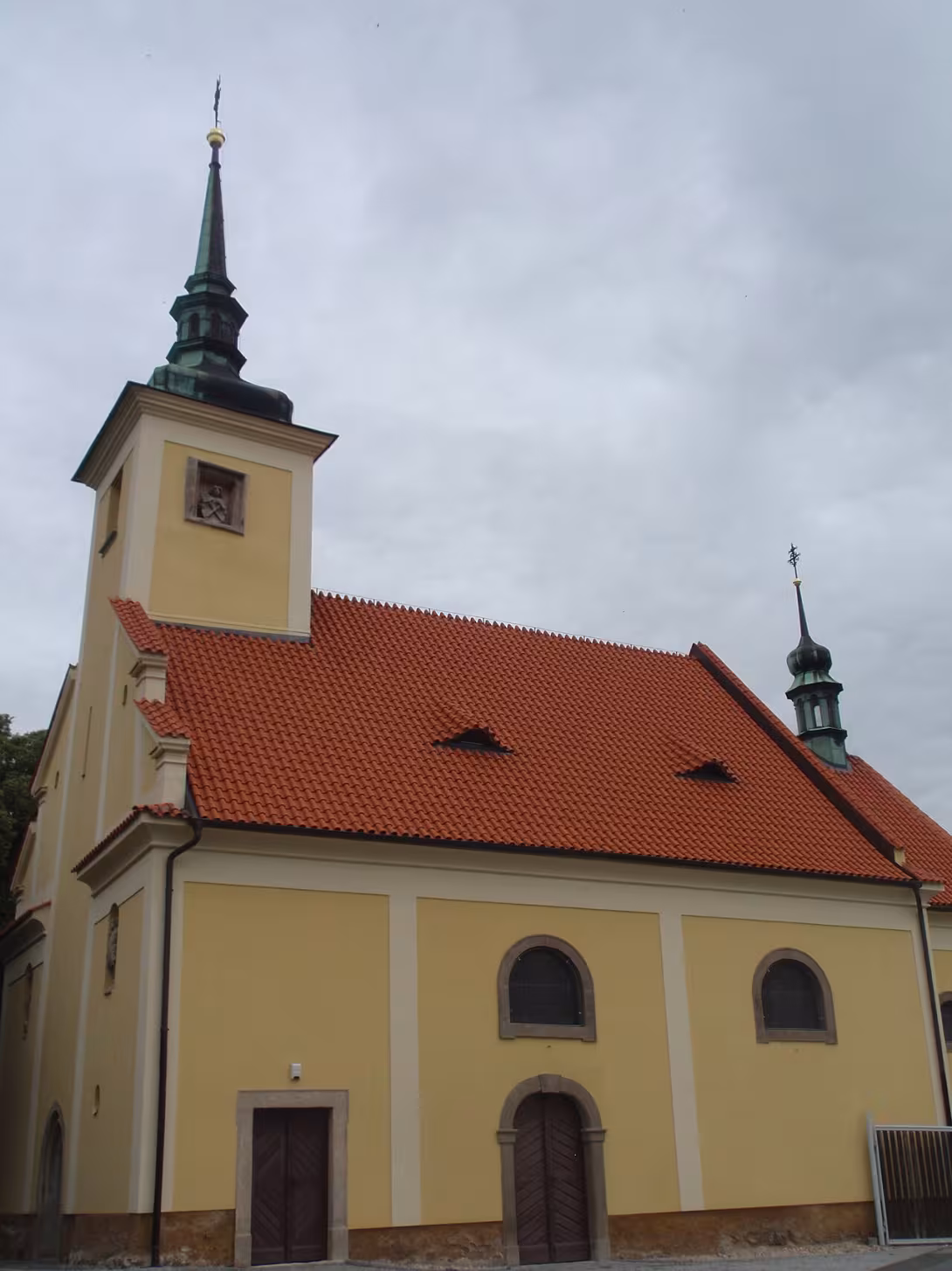 Dnešní pohled – kostel Všech svatých (Žižkov)