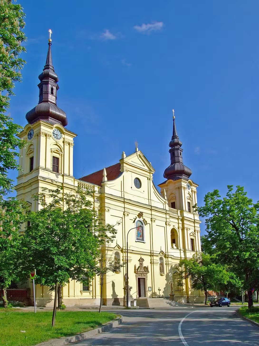 Dzisiejszy widok – kostel Zvěstování Panny Marie (Tuřany)