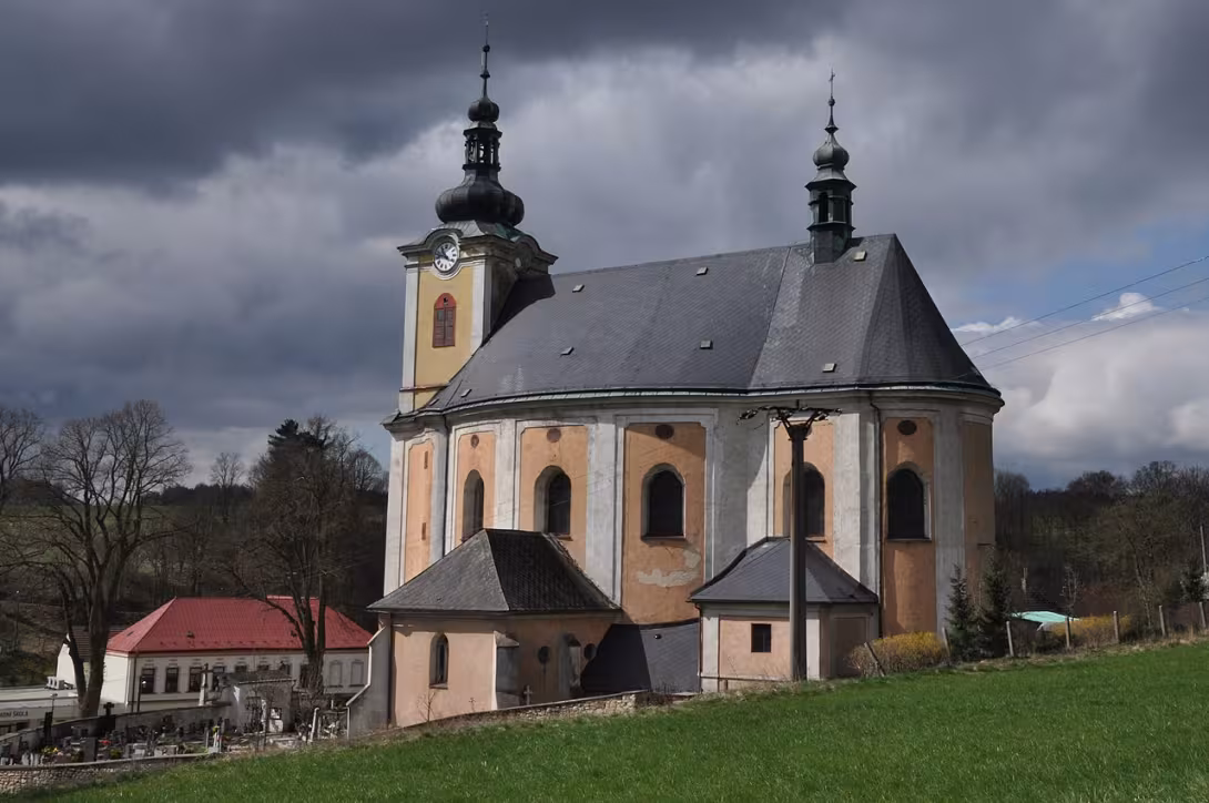 Heutige Ansicht – kostel svaté Anny (Radiměř)