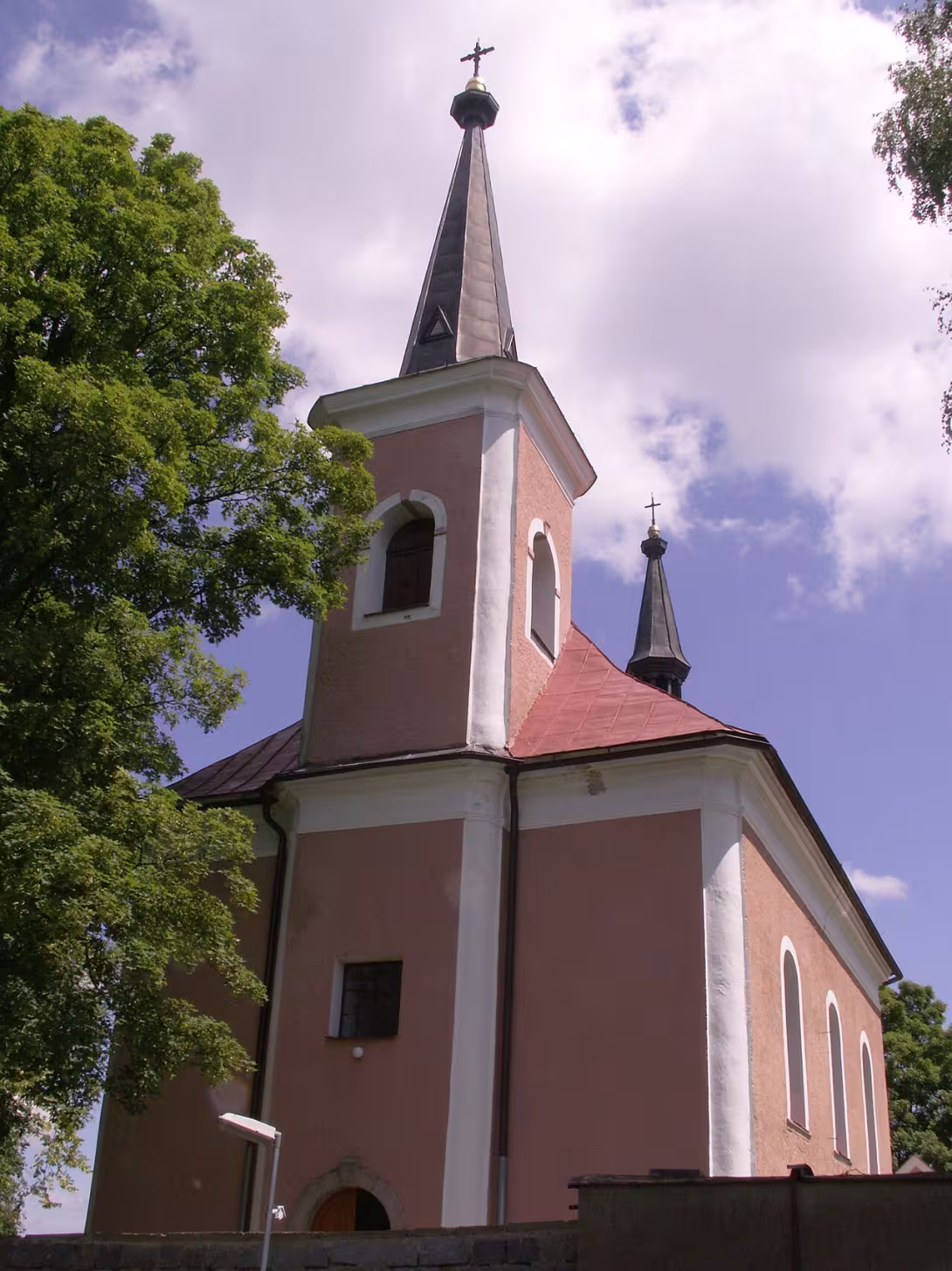 Dnešní pohled – kostel svaté Kateřiny (Herálec)