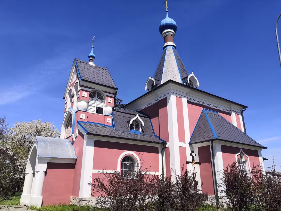 Dnešní pohled – kostel svaté Ludmily (Řimice)