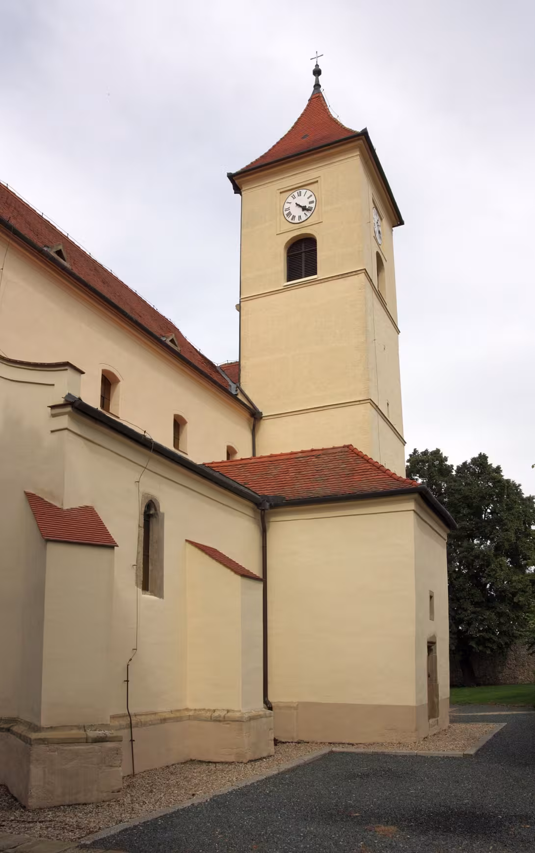 Dnešní pohled – kostel svaté Markéty (Loděnice)