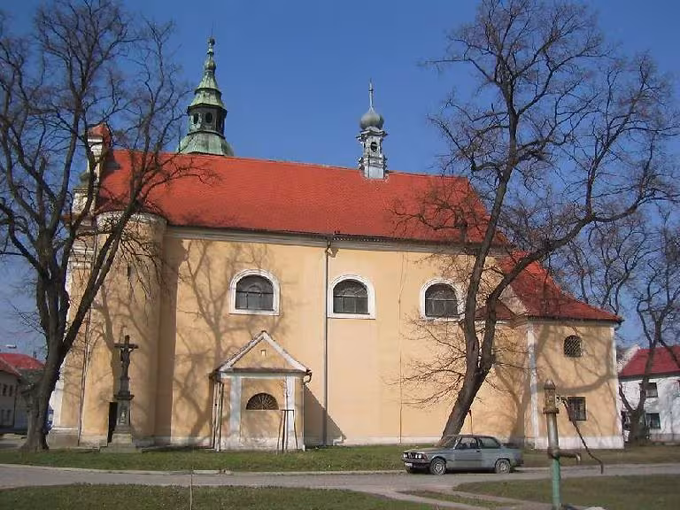 Dnešní pohled – kostel svaté Maří Magdalény (Němčice nad Hanou)