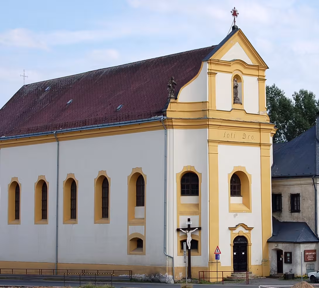 Dnešní pohled – kostel svaté Maří Magdalény v Tachově