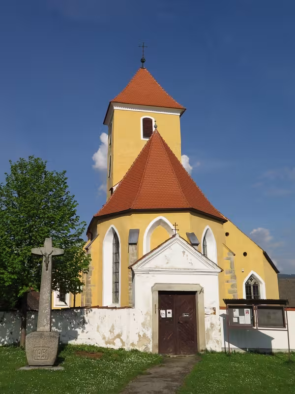Heutige Ansicht – kostel svaté Máří Magdalény (Černice)