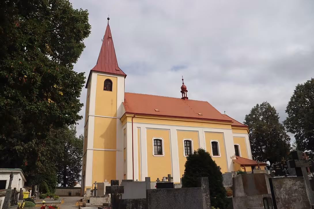 Dnešný pohľad – kostel svatého Bartoloměje (Koněšín)
