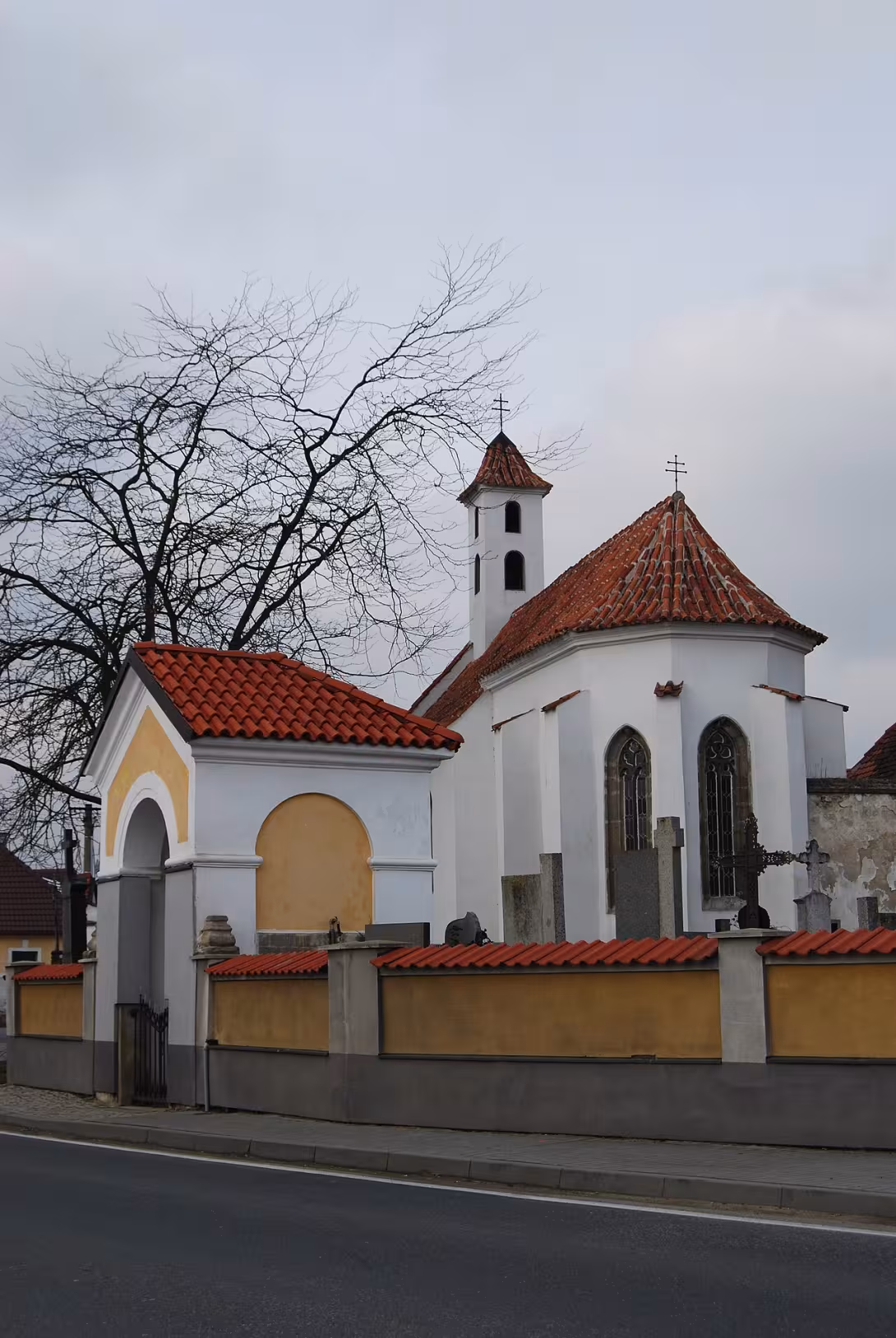 Dnešní pohled – kostel svatého Brikcí