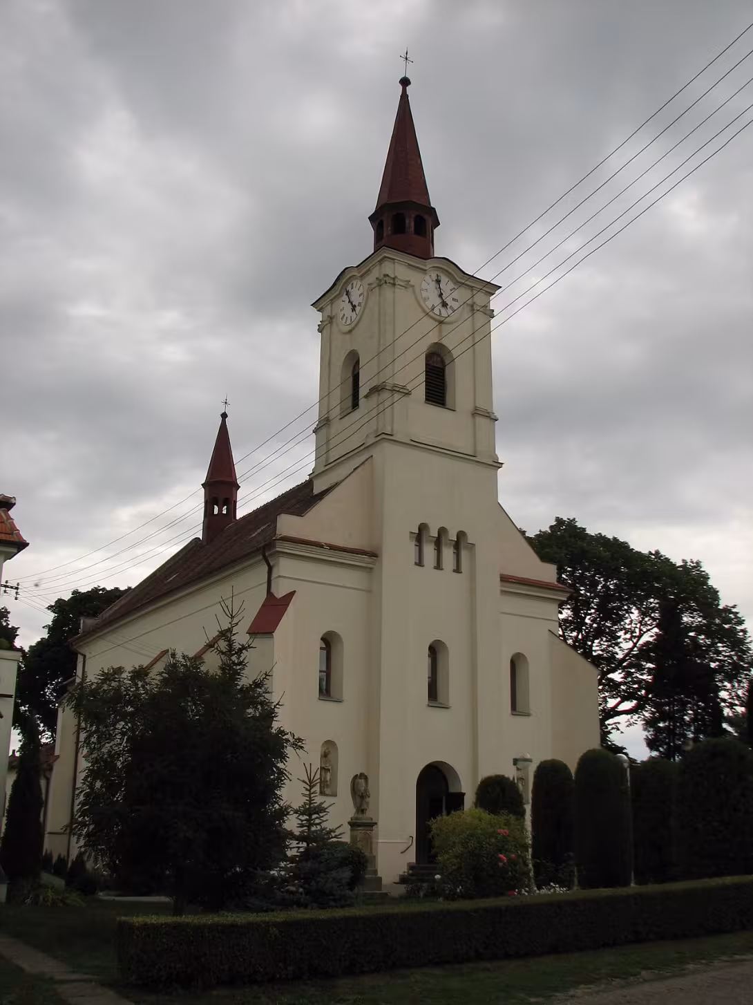Today's view – kostel svatého Cyrila a Metoděje a zemských patronů