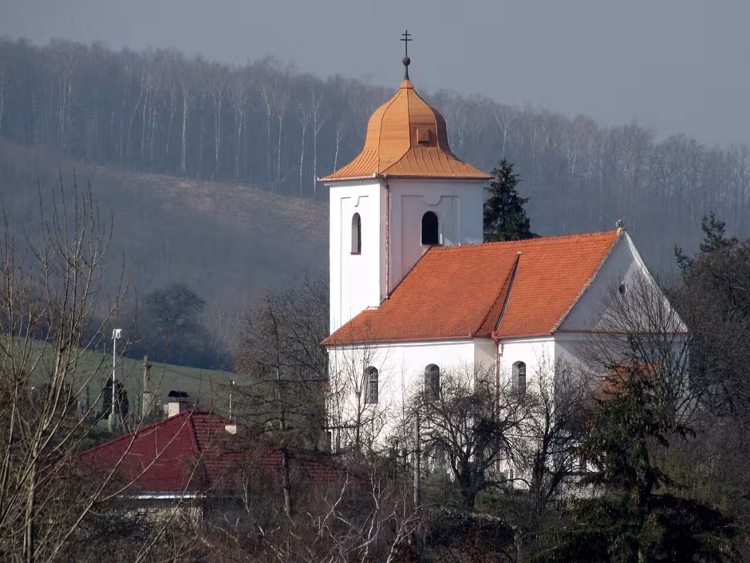 Dnešní pohled – kostel svatého Filipa a Jakuba (Bohuslavice)