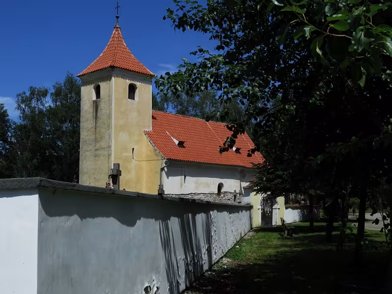 Dzisiejszy widok – kostel svatého Havla (Čejetice)