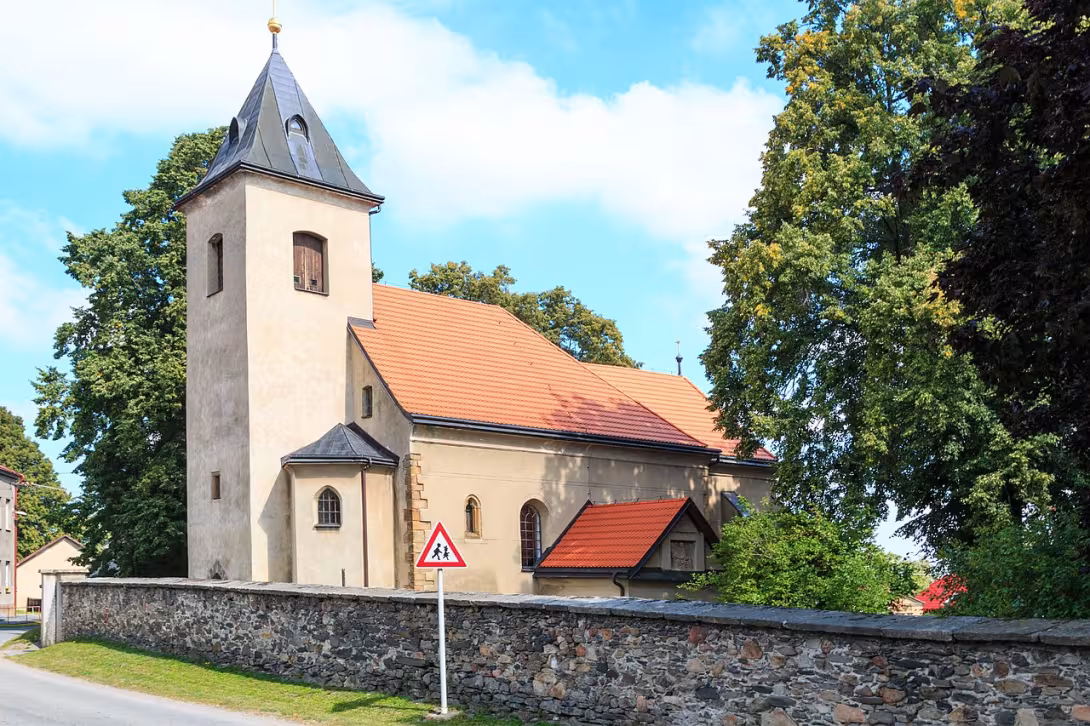 Dnešní pohled – kostel svatého Jakuba Staršího (Raná)