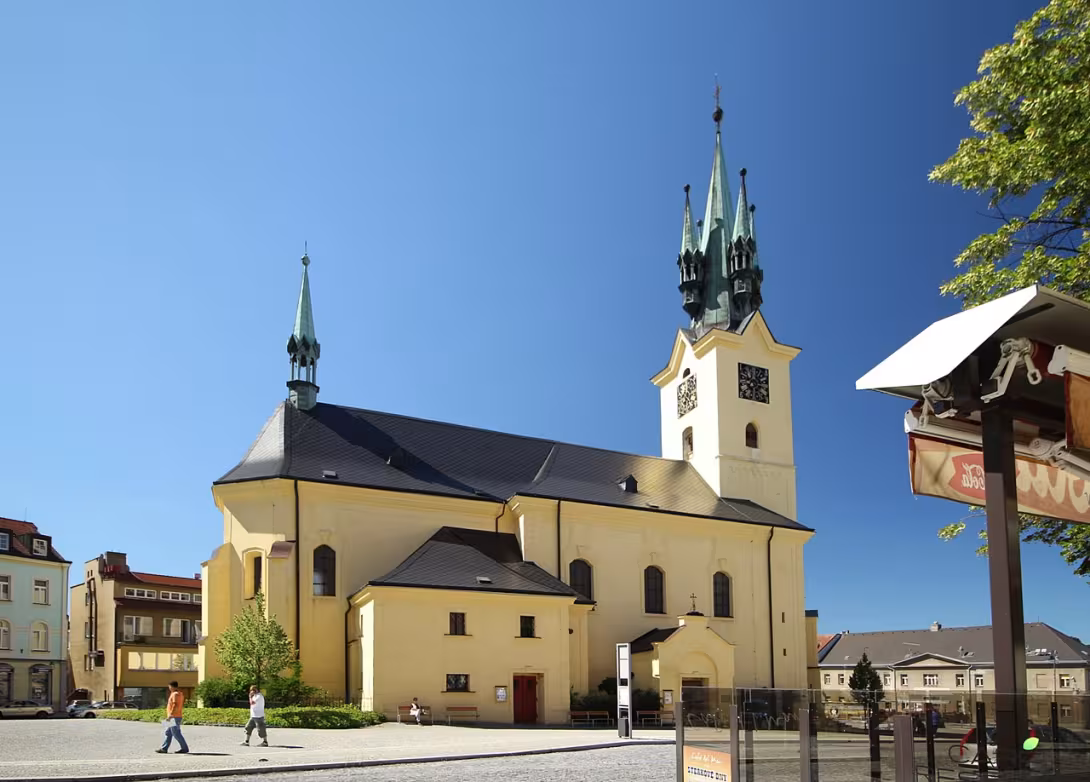 Dnešní pohled – kostel svatého Jakuba Staršího (Příbram)
