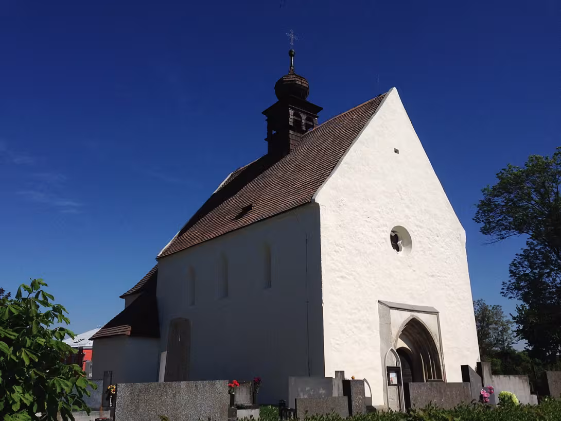 Dnešní pohled – kostel svatého Jakuba Většího v Tečovicích
