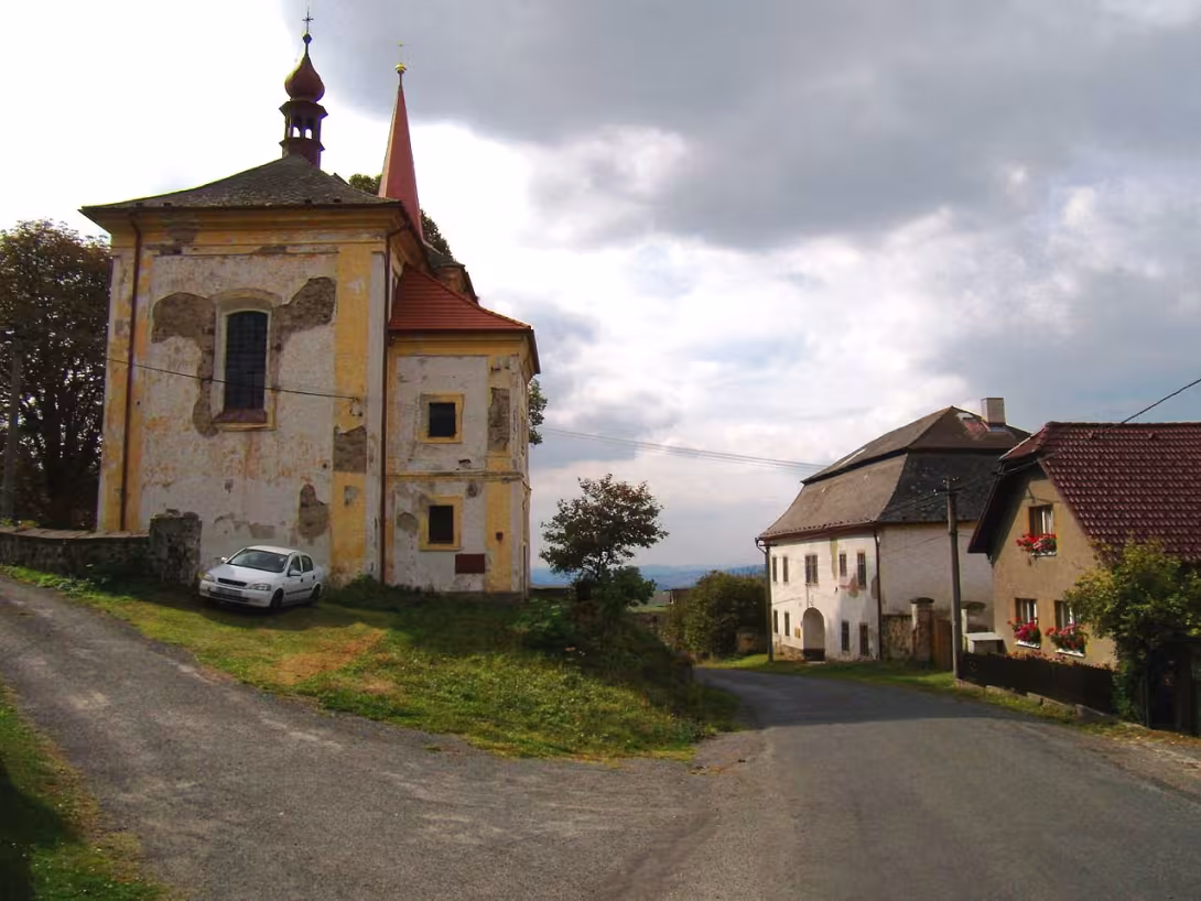 Dnešní pohled – kostel svatého Jana Křtitele (Čížkov)