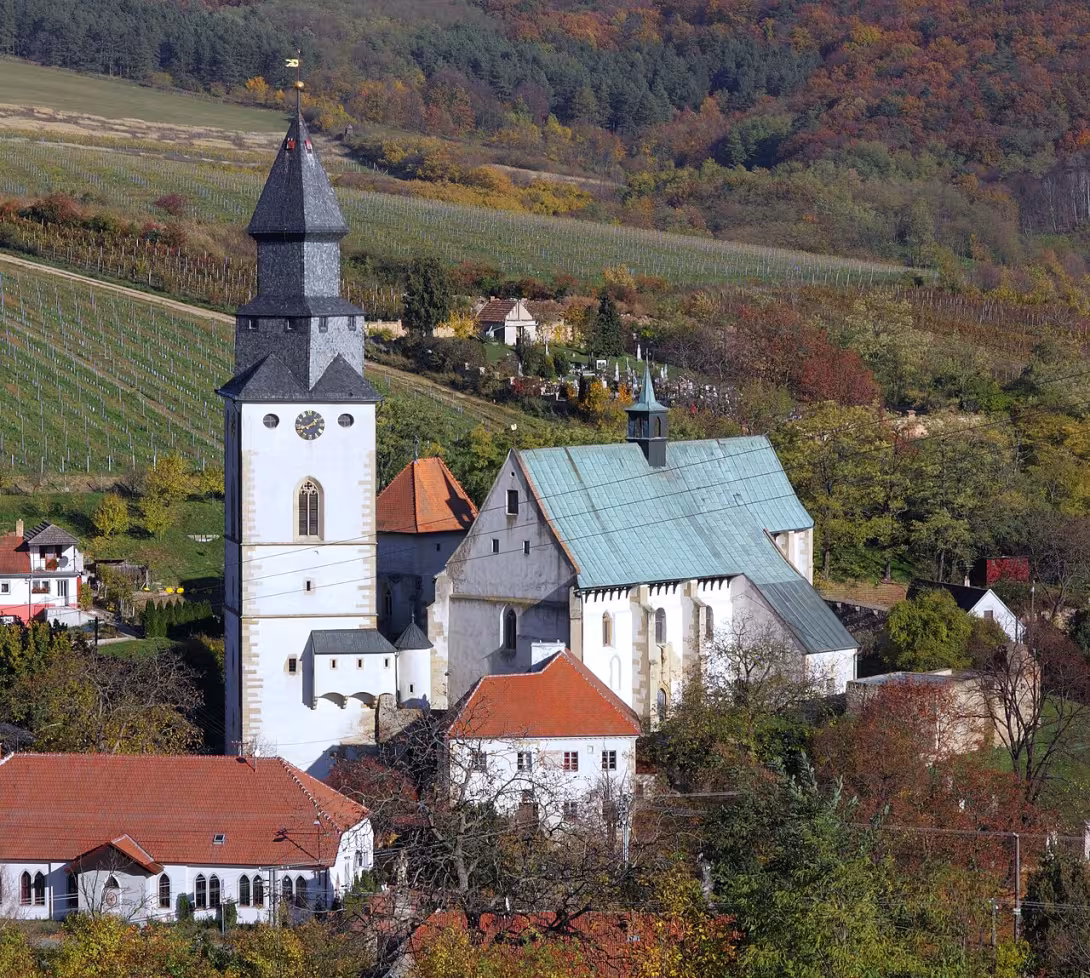 Today's view – kostel svatého Jana Křtitele (Kurdějov)