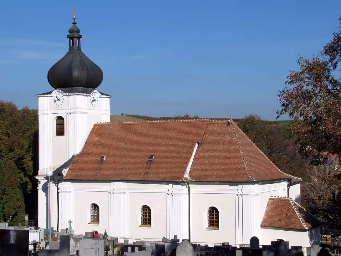 Dzisiejszy widok – kostel svatého Jana Křtitele (Hovorany)