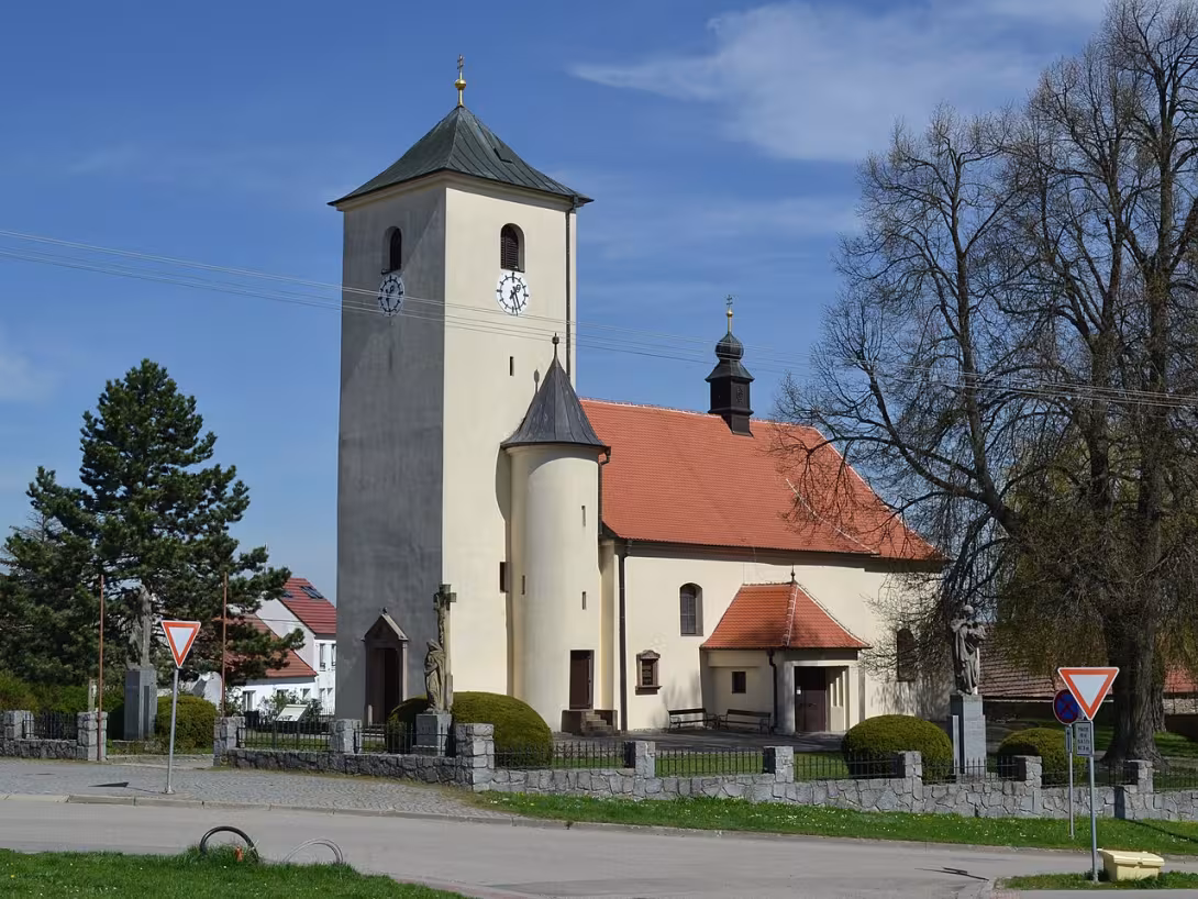 Dnešní pohled – kostel svatého Jiljí (Zbraslav)