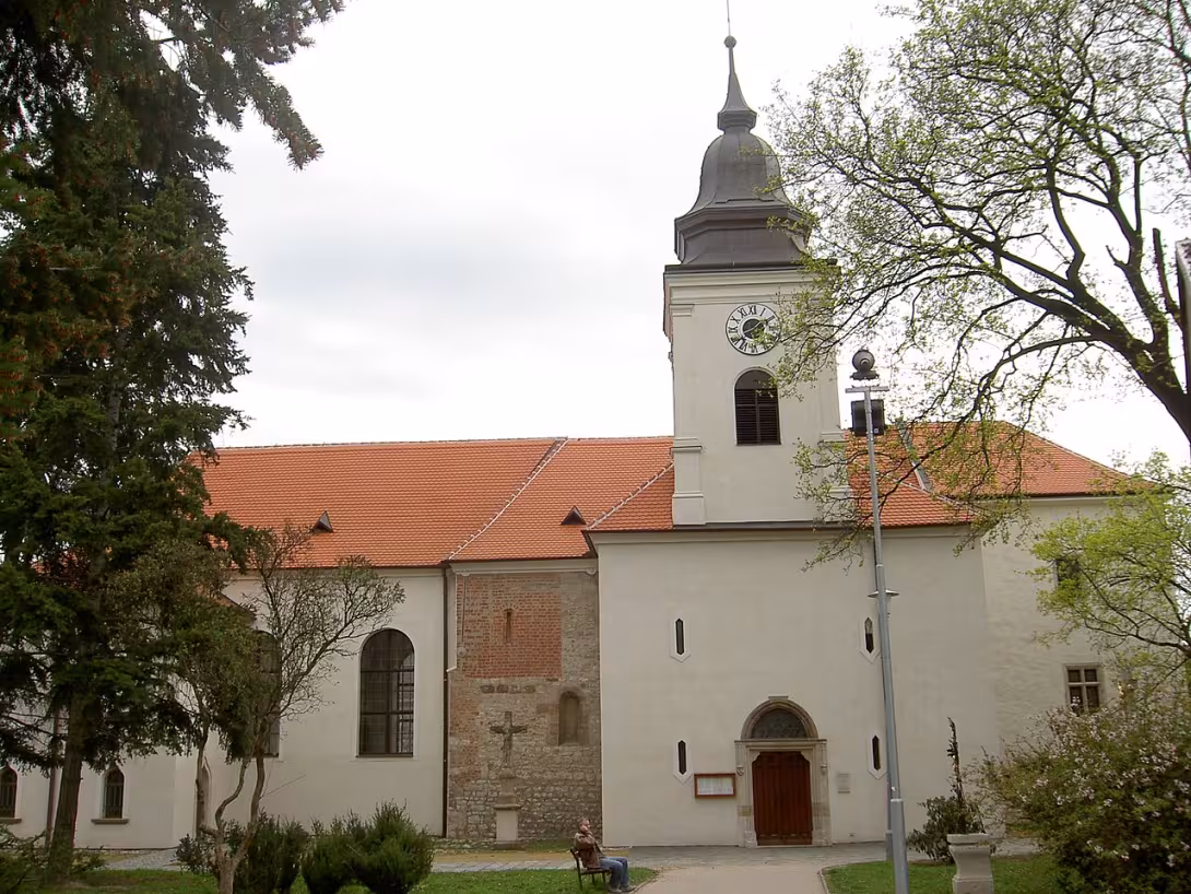 Dnešní pohled – kostel svatého Jiljí (Komárov)