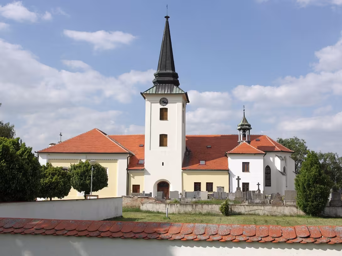 Today's view – kostel svatého Jiljí (Moutnice)