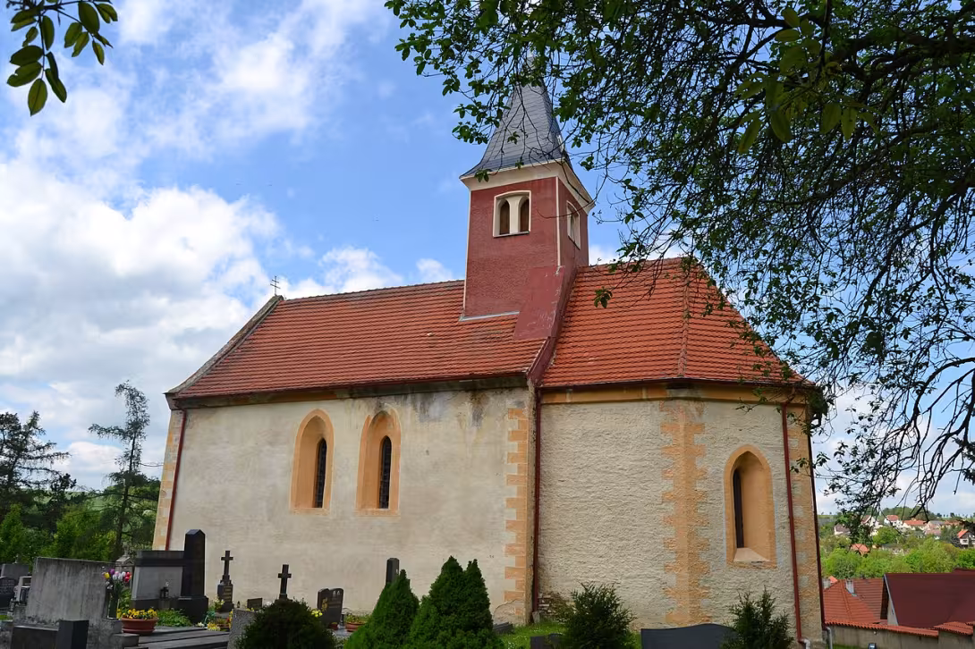 Dnešní pohled – kostel svatého Jiljí (Libeř)