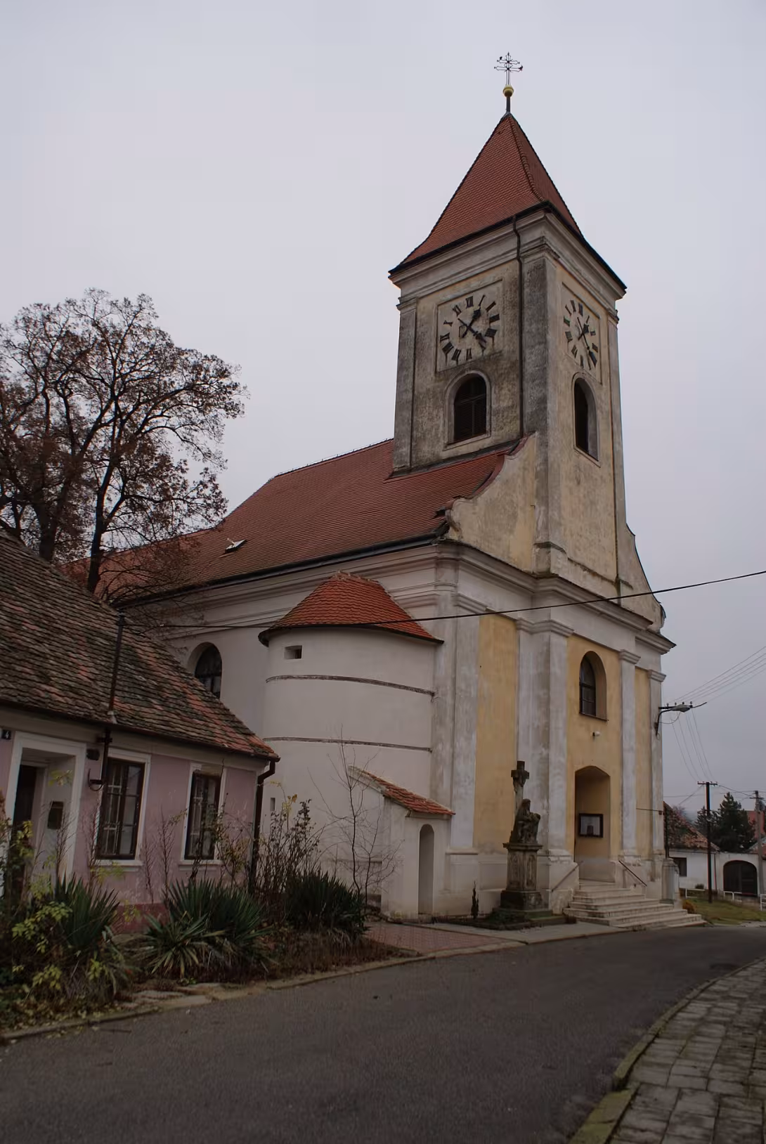 Dzisiejszy widok – kostel svatého Jiljí (Dolní Dunajovice)