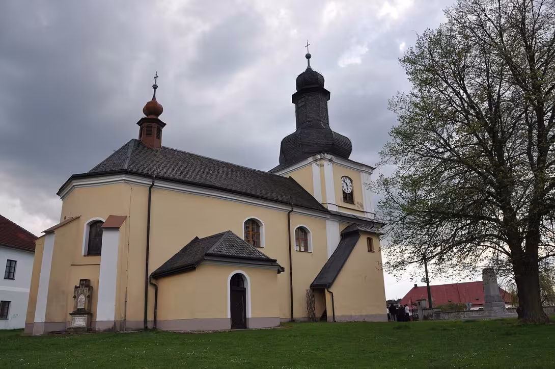 Dnešní pohled – kostel svatého Jiljí (Libice nad Doubravou)