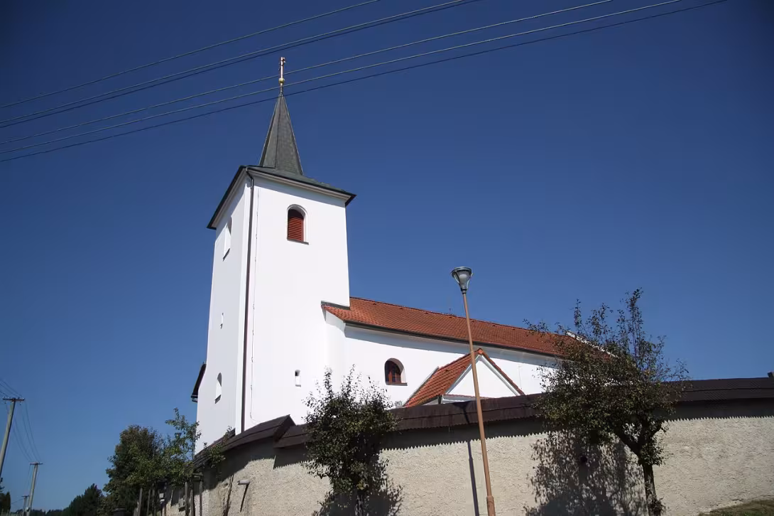 Dzisiejszy widok – kostel svatého Jiljí (Dolní Bory)