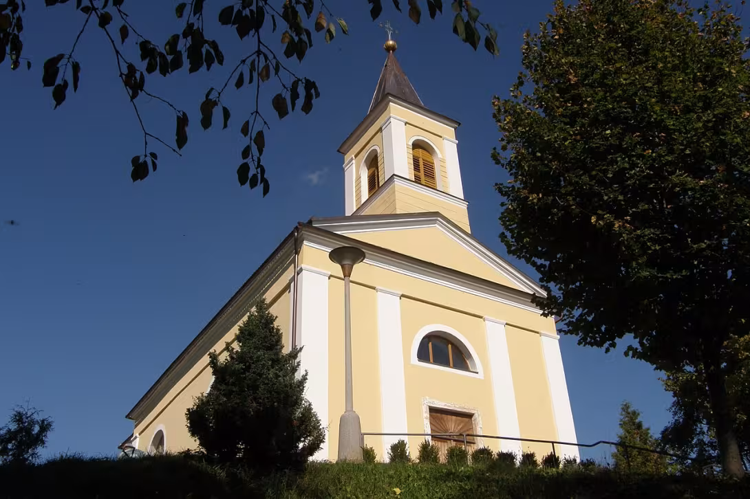 Dnešní pohled – kostel svatého Jiljí (Bohuňov)
