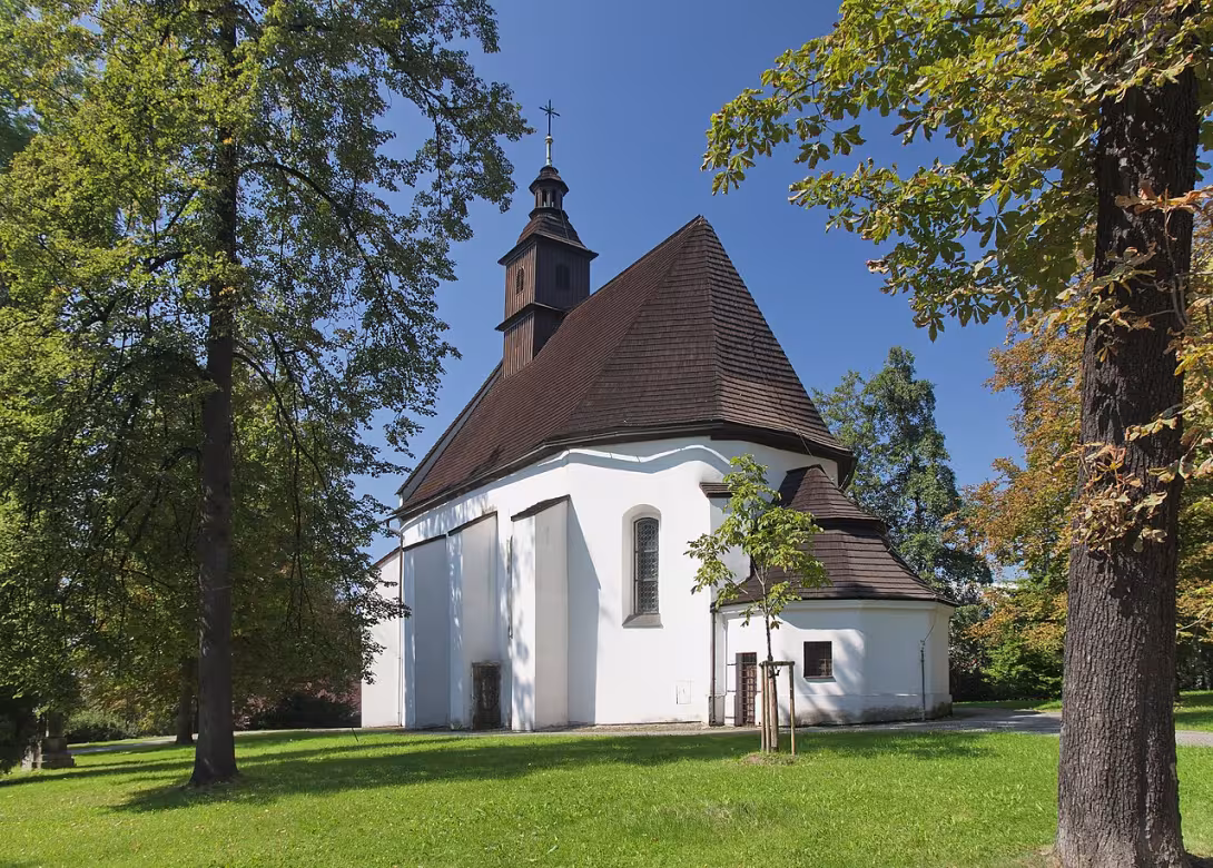Dnešný pohľad – kostel svatého Jošta (Frýdek)