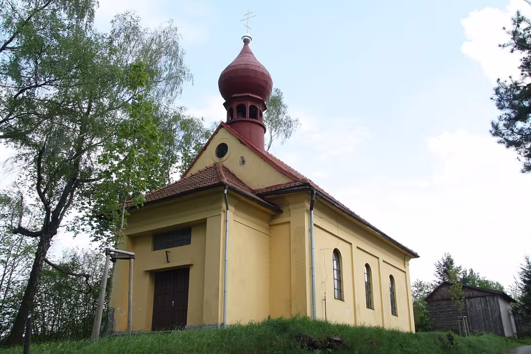 Dzisiejszy widok – kostel svatého Jáchyma a svaté Anny (Opatov)