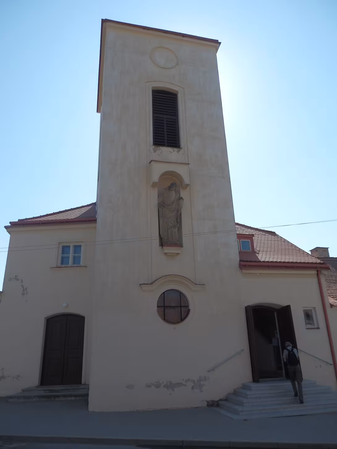 Dzisiejszy widok – kostel svatého Klementa Maria Hofbauera (Tašovice)