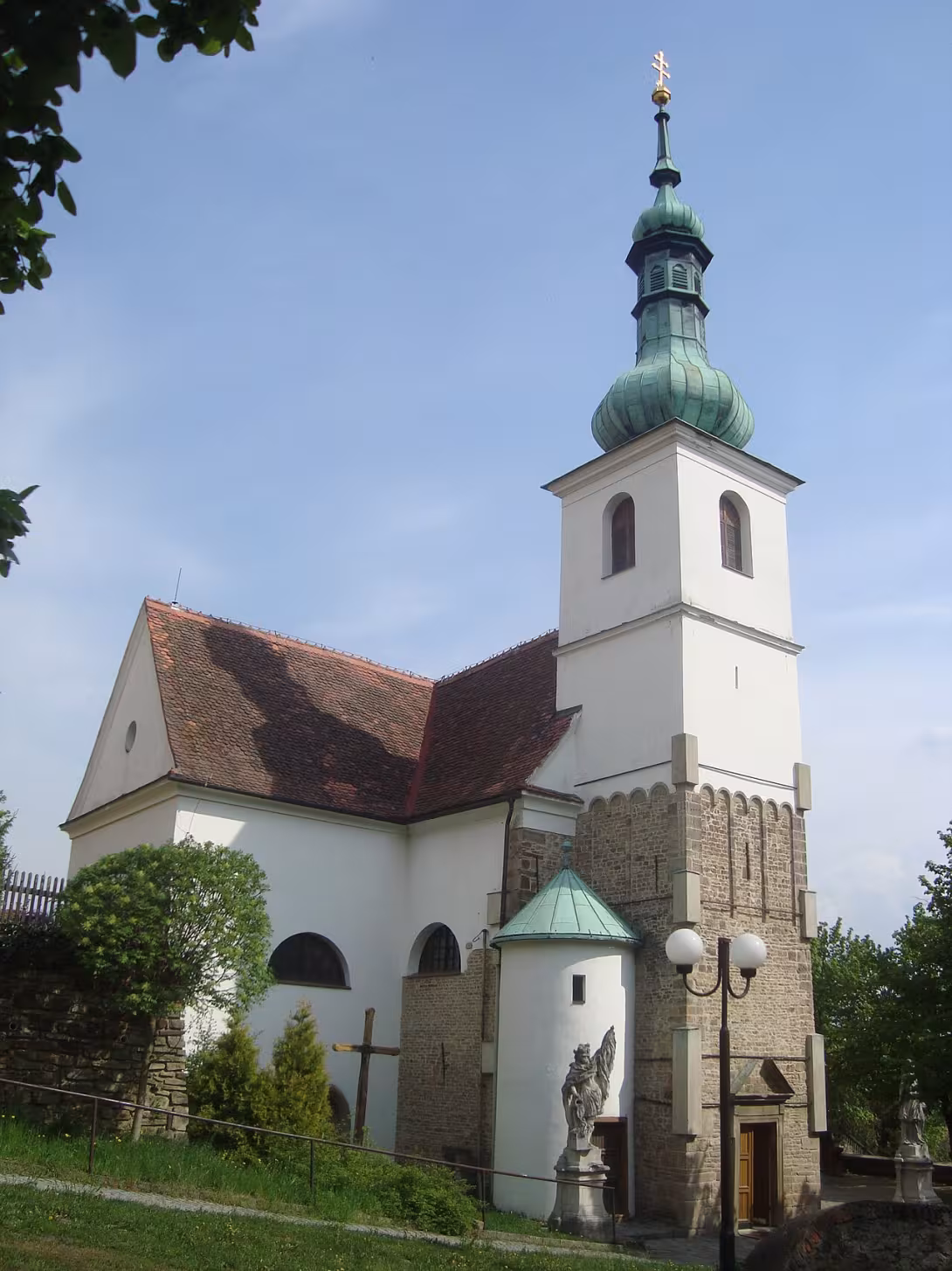 Dnešný pohľad – kostel svatého Martina (Rosice)