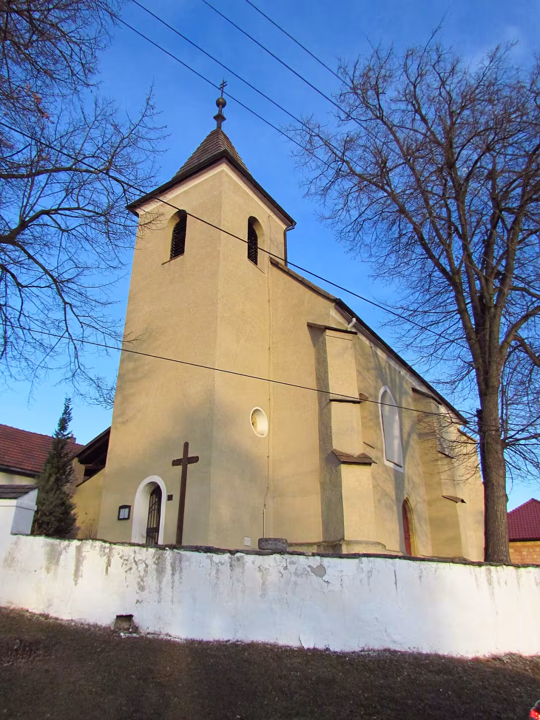 Dnešní pohled – kostel svatého Martina (Kralice nad Oslavou)