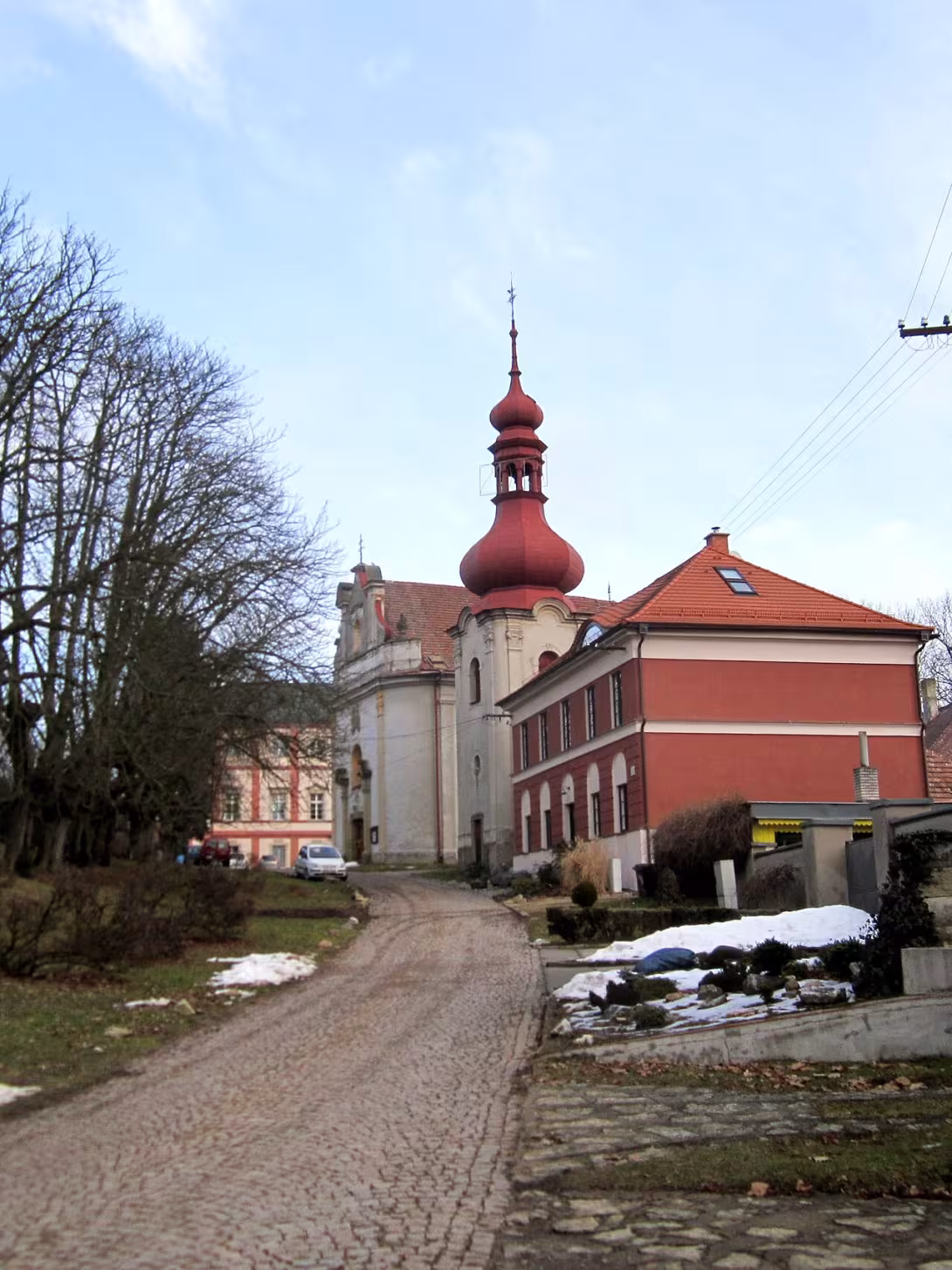 Dnešní pohled – kostel svatého Martina (Zámrsk)
