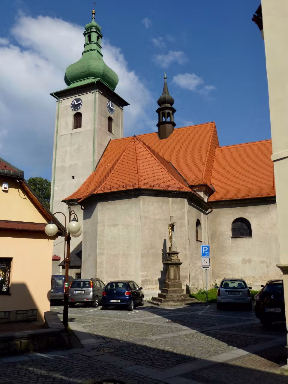 Dnešní pohled – kostel svatého Martina (Frenštát pod Radhoštěm)