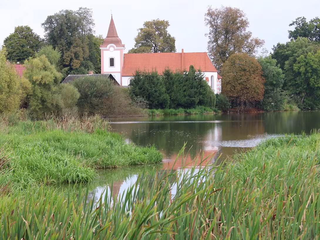 Dnešní pohled – kostel svatého Martina (Žimutice)