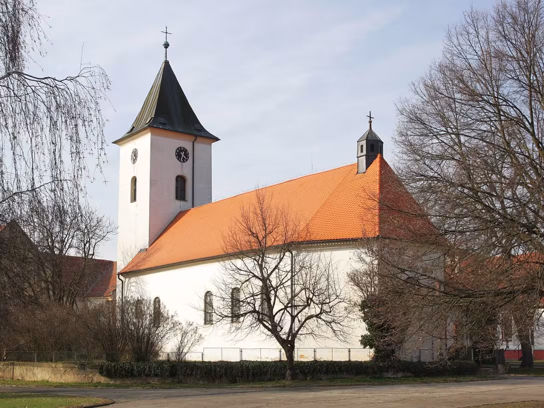 Today's view – kostel svatého Michaela archanděla (Horní Kounice)