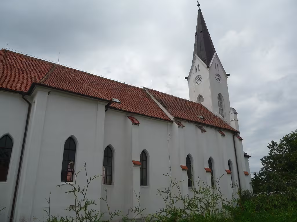 Dzisiejszy widok – kostel svatého Michaela archanděla (Nový Přerov)