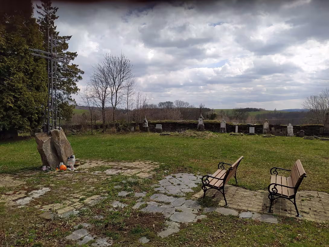 Today's view – kostel svatého Mikuláše v Podlesí