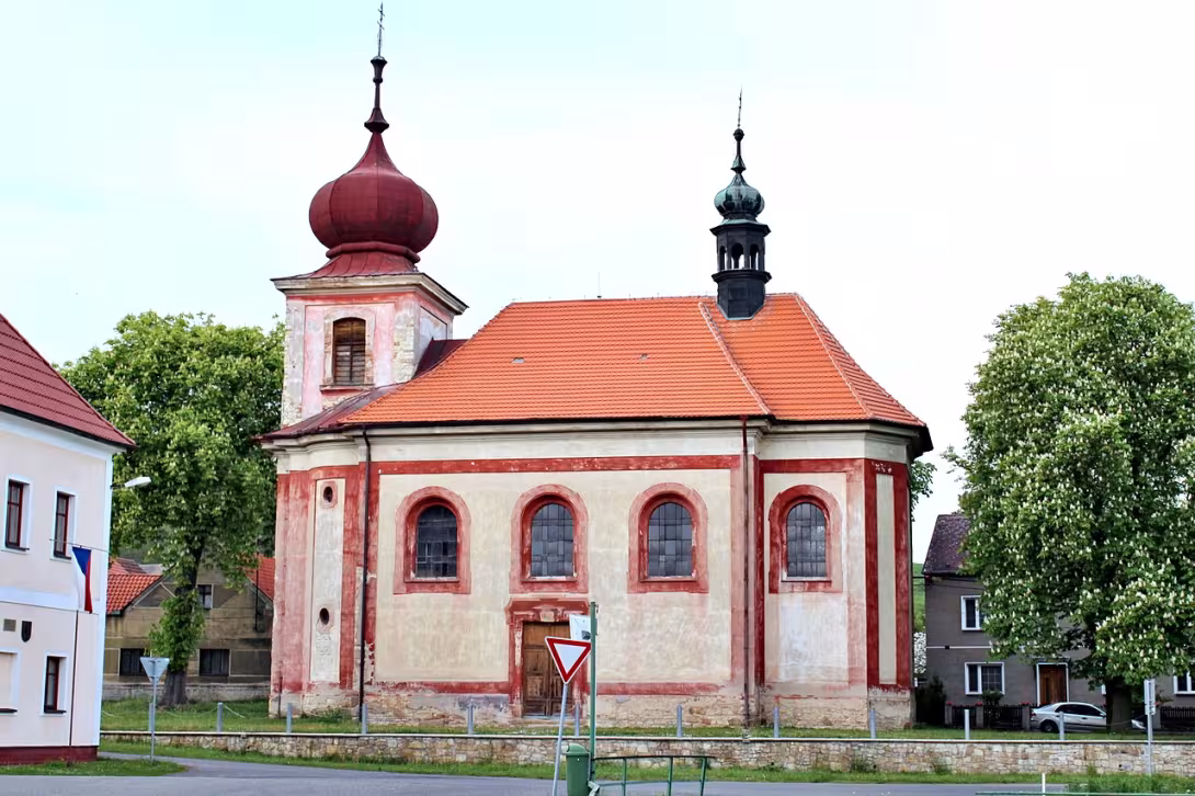 Dnešný pohľad – kostel svatého Mikuláše ve Třtici