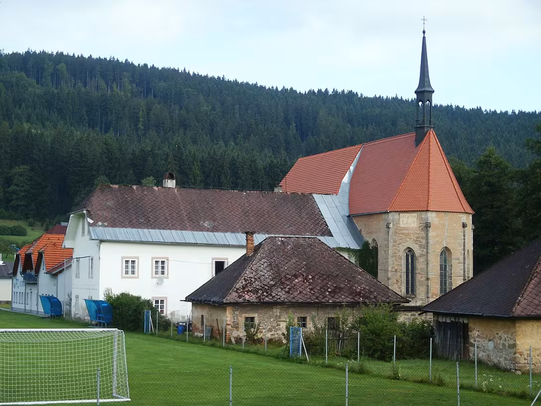 Today's view – kostel svatého Oldřicha (Loučovice)