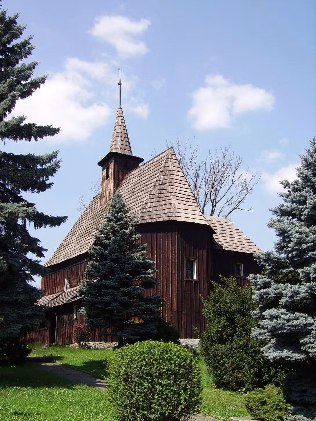 Dnešní pohled – kostel svatého Ondřeje (Hodslavice)