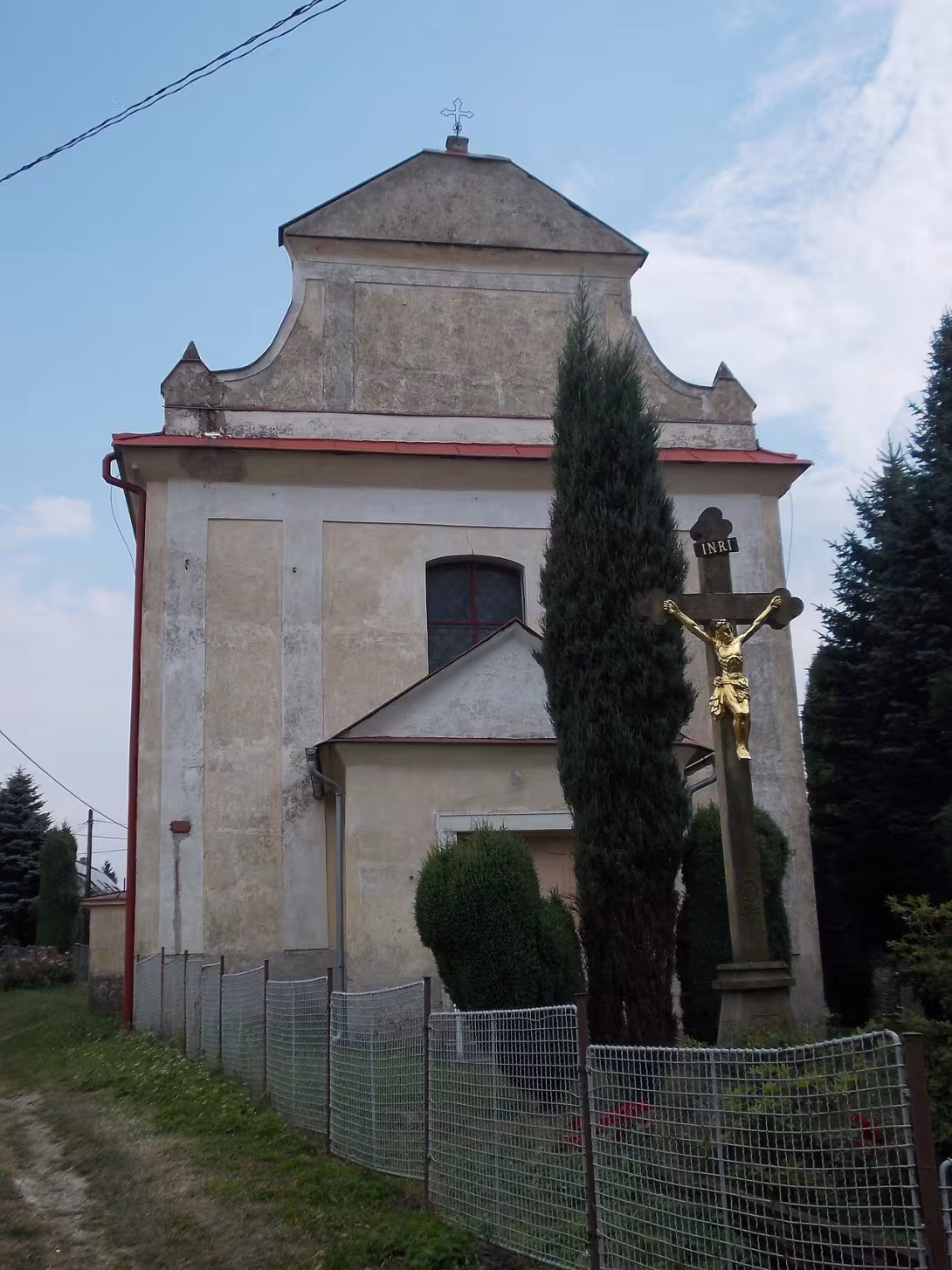 Dnešní pohled – kostel svatého Petra a Pavla (Chlum)