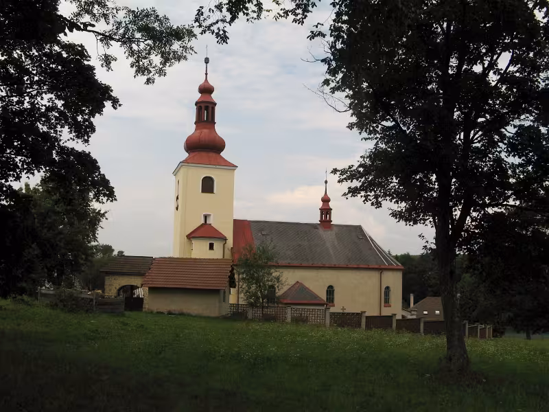Heutige Ansicht – kostel svatého Petra a Pavla (Dětřichov)